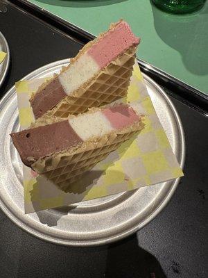 Neapolitan Ice Cream Sando