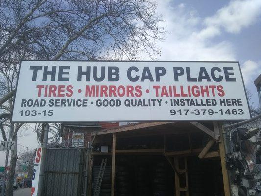 The Hubcap Place where we offer everything your car needs from lights tires hubcaps, to winshields, bumper and fenders.