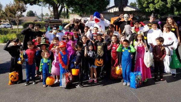 Halloween trunk or treat 2017