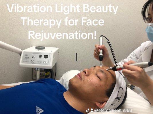 Vibration Light Beauty Therapy is for face lifting, pigmentation eliminating and looking years younger!