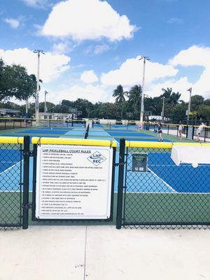 Pickleball courts