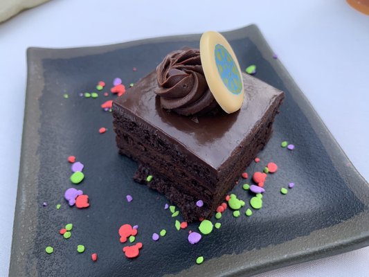 Moana dessert (chocolate cake)