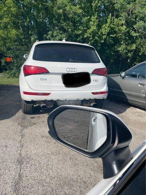 My car just sitting here with no work done as on June 15.