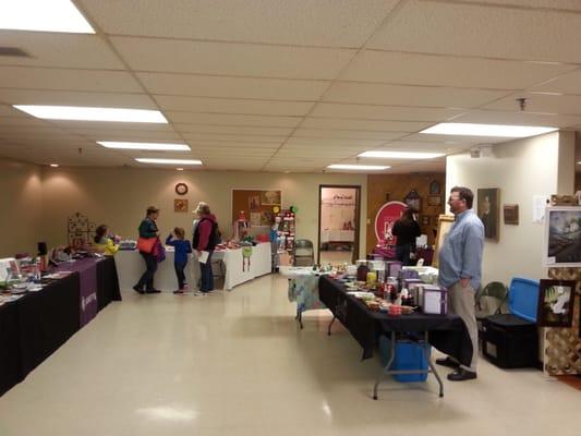 Downstairs holiday bazaar 2015