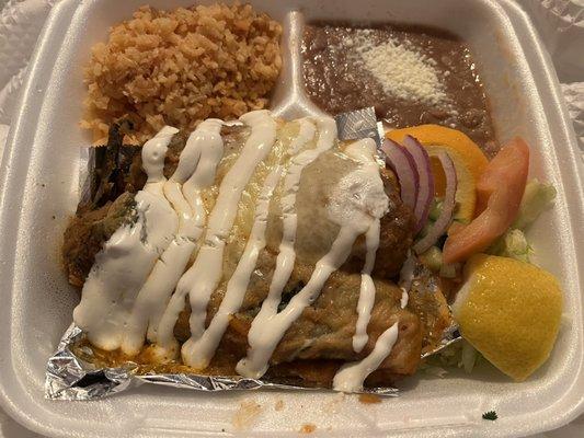 2 Chile Rellenos Combo