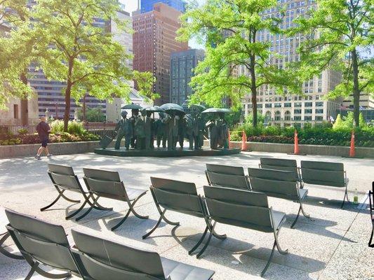 Public Seating Available to View the Sculpture June 2019