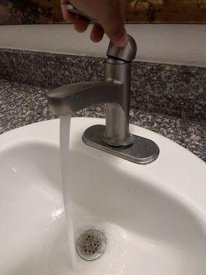 Broken sink