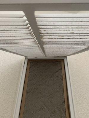 Dirty HVAC filter