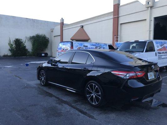 Camry 2018 Normal Wash + Liquid Wax