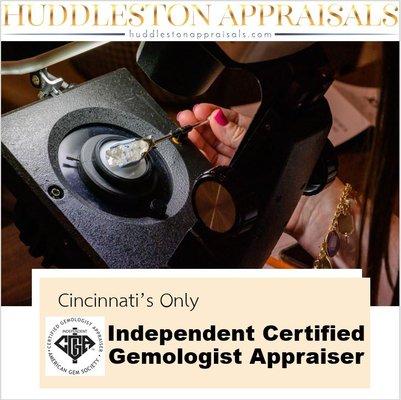 Cincinnati's Independent Certified Gemologist Appraiser providing unbiased jewelry appraisals