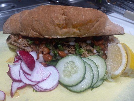 Chicken torta..