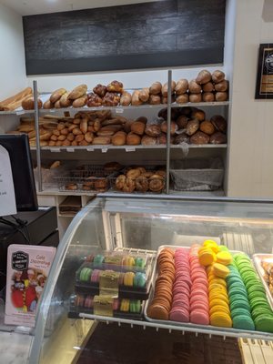 Bread and macaroons