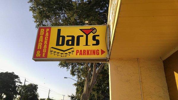 Picture of the sign at Barts Bar Daytona Beach