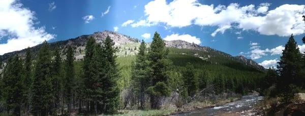 View from one of the mountain trails