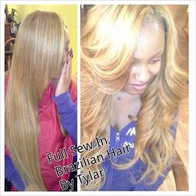 Ladies this is a full sew in i colored n styled as well