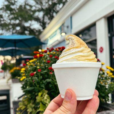 Jacksonville Ice Cream San Marco Dreamette located at 1905 Hendricks Ave., Jacksonville, FL 32207 serves a cup of pumpkin spi...