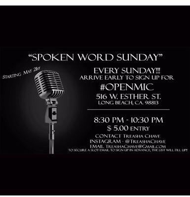 Spoken Word Sunday