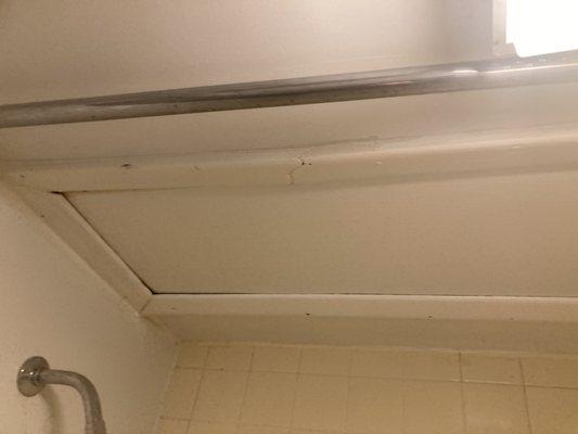 Weird ceiling access above shower