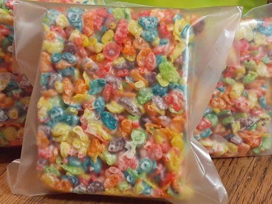 Infused Fruity Pebble Rice Krispy