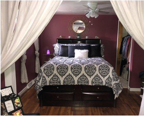 Jasmine Shumba helped me with this property, paint, curtains, knick knacks etc. Everyone loves it. great work!