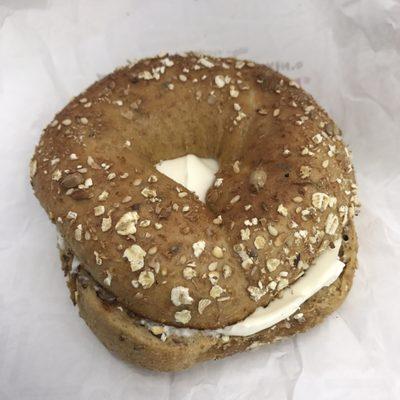 Multigrain with cream cheese