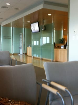 Very large comfortable lobby.