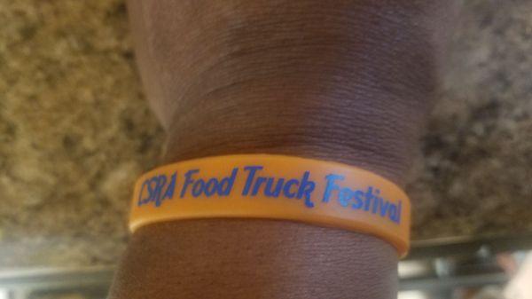 Cant forget the wristband