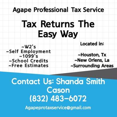 Agape Professional Tax Service