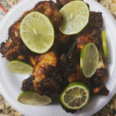 Jerk Bourbon Glaze wings