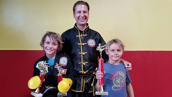 WCMAA is making warriors out of my boys!  Thanks Sifu Giuseppe!