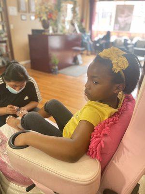 Kid's Pedicure.