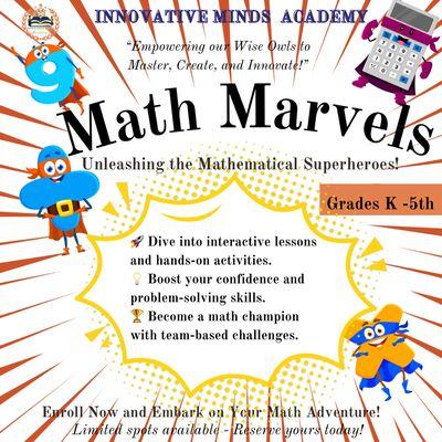 Students in grades K-5th are unlocking their math superpowers and increasing their math scores by 2-3 grade levels !