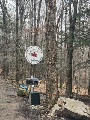 The entrance to the Maple Syrup Farm