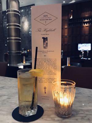 A classic highball with scotch and soda, or try one of our many classic and very own original variations! We have over a dozen