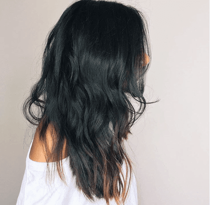 Long Bob haircut and wave styling by Zinniah