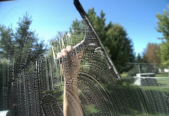 We do professional window cleaning. Both inside and out.