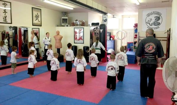 Kids karate class