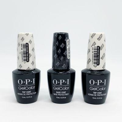 OPI Base, Top, and Matte Coat!