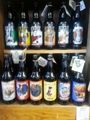 Largest selection of craft beers in the area