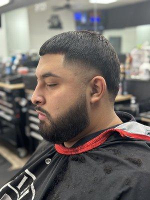 Taper with beard trim