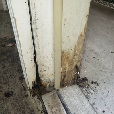 Rotten door jamb