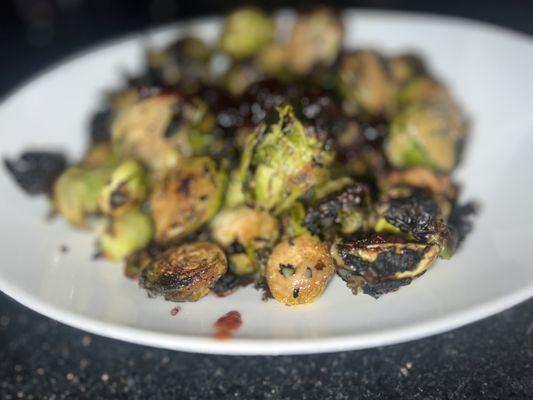 Miso Roasted Brussels Sprouts