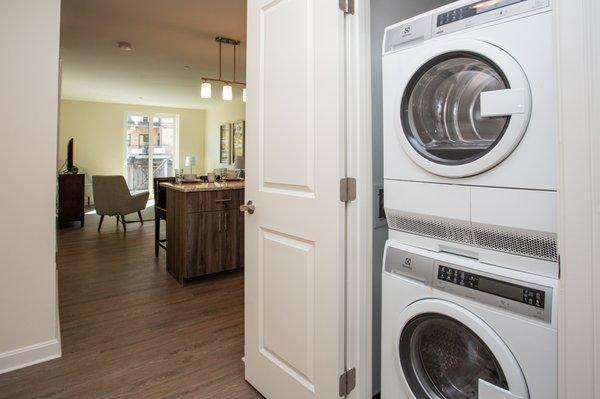 Washer and Dryer in every apartment