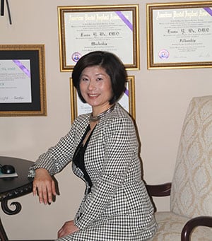 Cosmetic dentist Dr. Emma Wu of her private practice Dr. Emma Y. Wu Aesthetic Family Dentistry | Danvers, MA