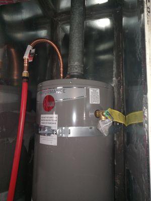 I can rebuild your water heater or put a brand new one in up to code