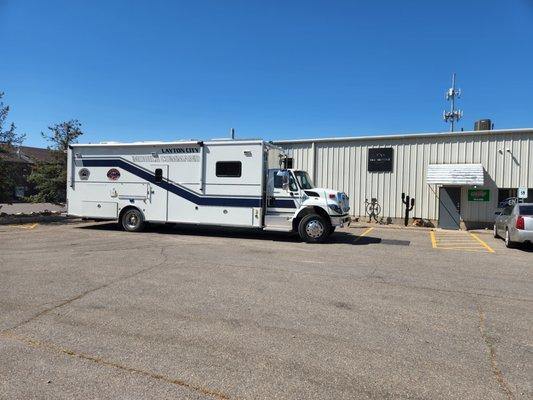 Layton City Mobile Command In for service