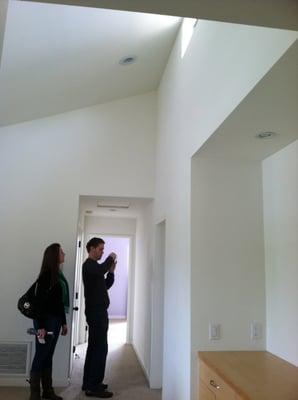 Brent and Alicia previewing properties.