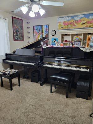 My piano studio.