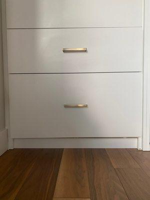 Crooked drawer