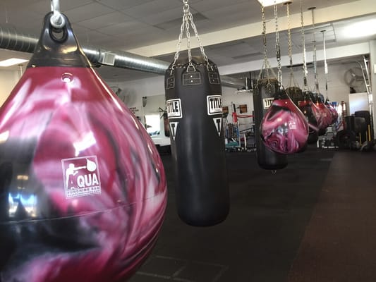 New York Fitness and Boxing are the inventors of the Aqua Punching Bag.